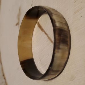 Lovely Horn Material Bangle Bracelet